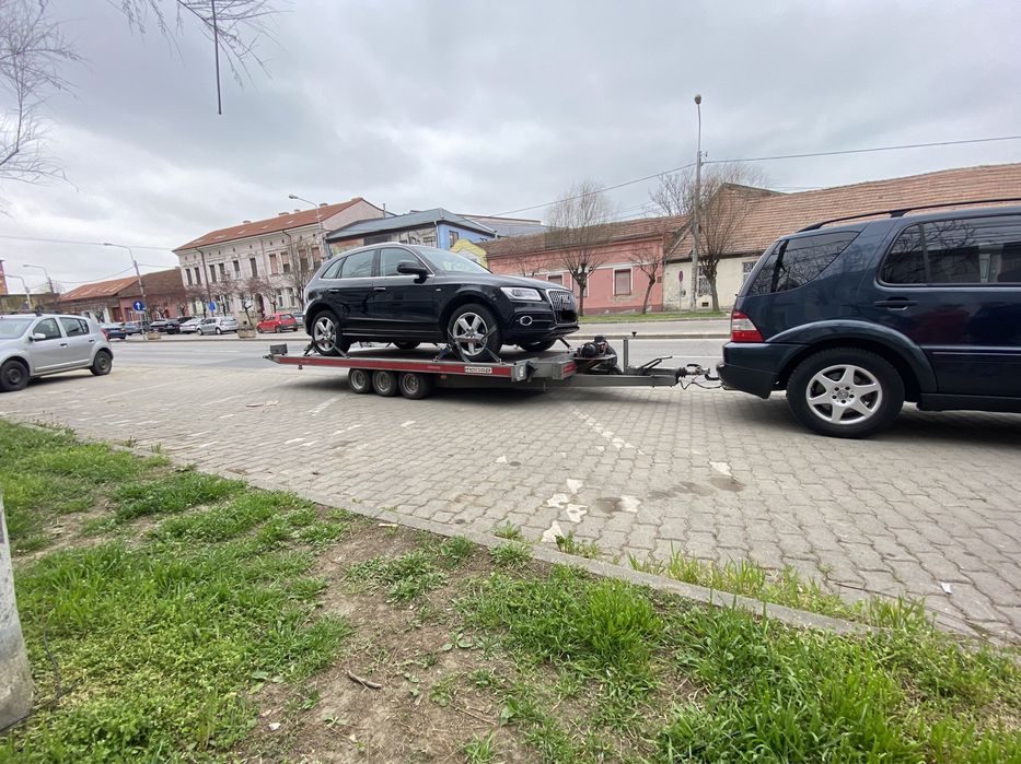 Tractari Timisoara Platforma non stop tUngaria Slep Autostrada A1