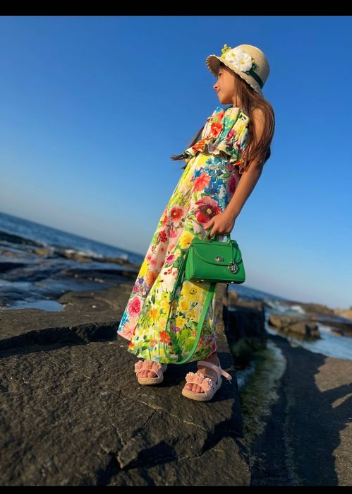 Многоцветен гащеризон за момиче Abel&Lula