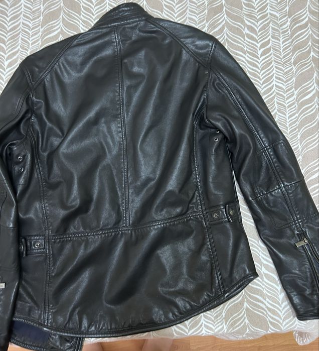 Geaca piele barbat Massimo Dutti