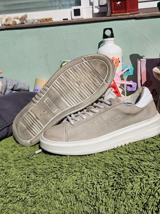 Elbsand кецове естествен велур N41