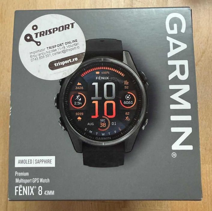 Garmin Fenix 8 AMOLED Sapphire 43mm