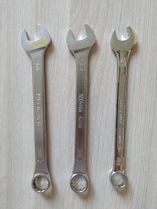 Ключи рожковые дюймовые,5/8  и 9/16