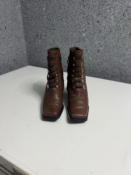 Продам сапожки  кожанные