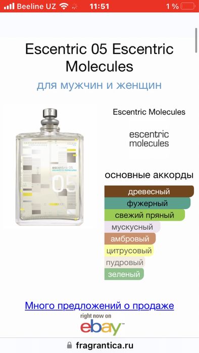 Парфюм на распив