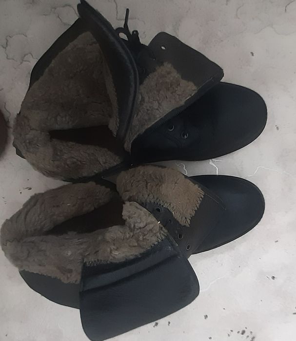 Ботинки кожаный б/у