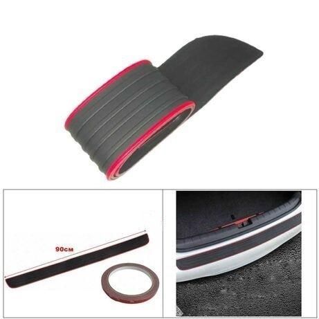 Лайсна Протектор гумен за багажник 90 x 7cm с червен кант №3054