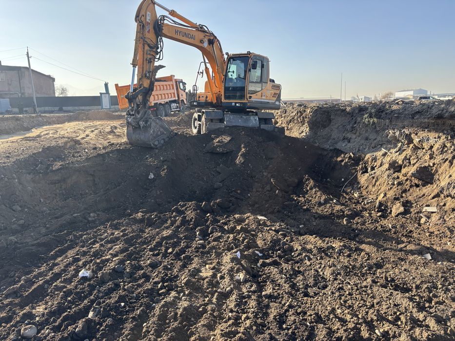 Услуги аренды экскаватора