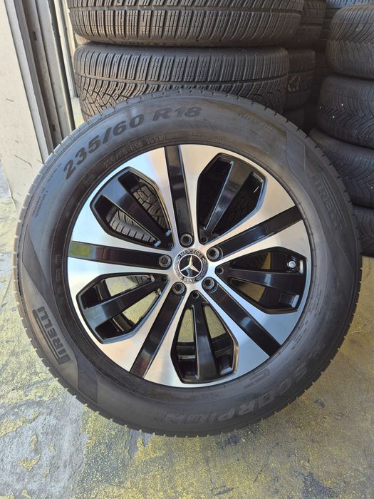 Roti Jante Anvelope VARA - 235/60/18 5x112 - OEM Mercedes GLC GLK W253 - Anvelope Pirelli Originale Senzori Presiune !