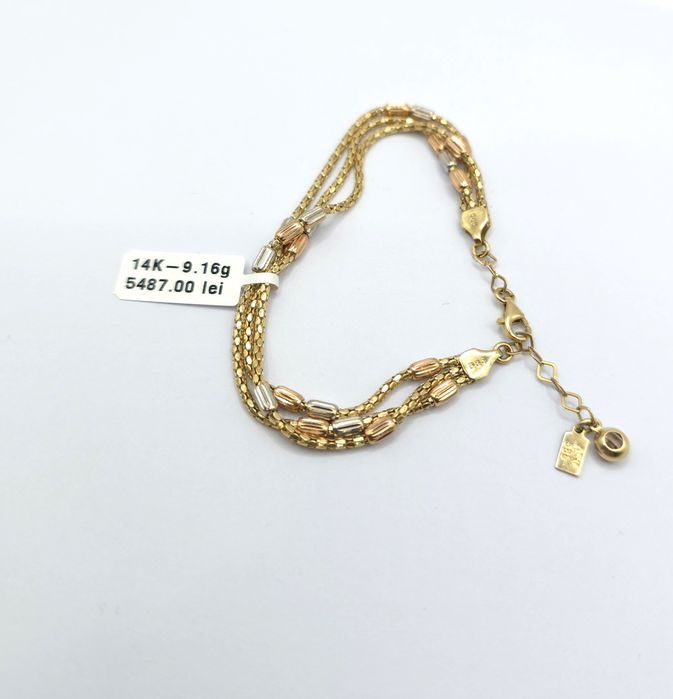 Bijuteria Royal bratara din aur 14k 9.16 gr