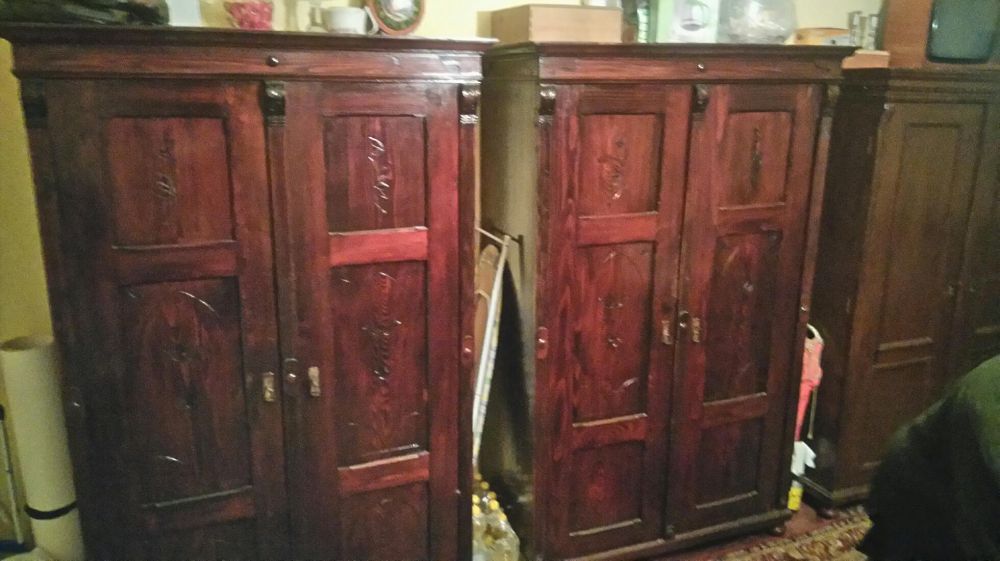 Dormitor antic an 1900 complet original nerestaurat