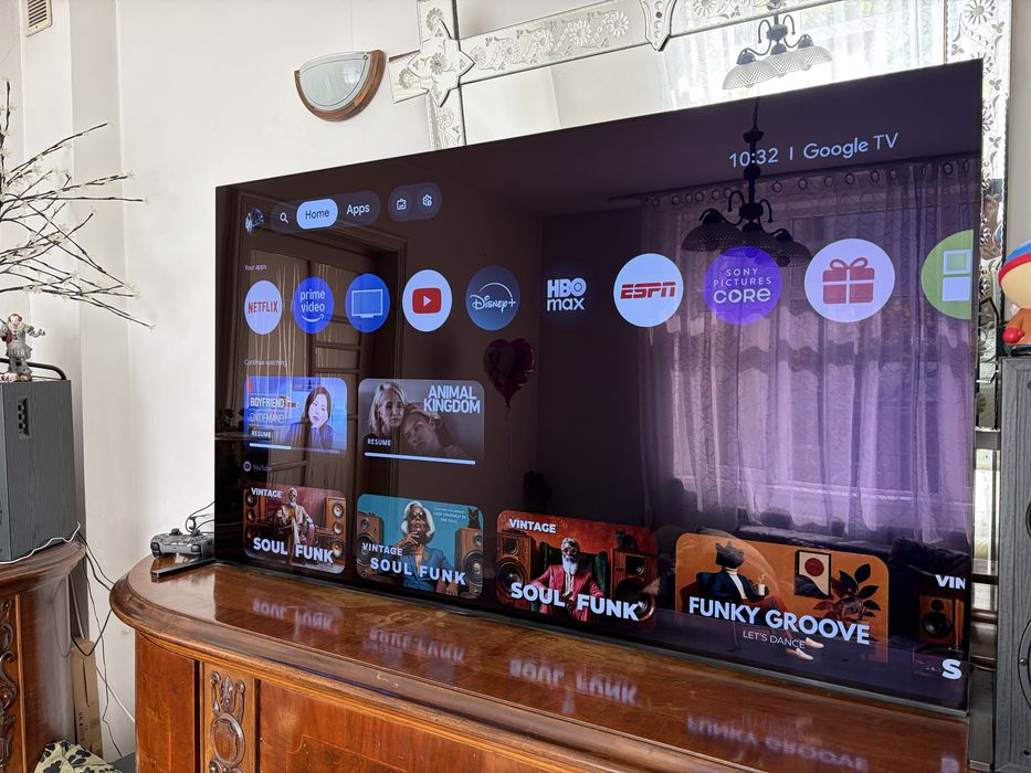 Televizor Sony Bravia 65A90J, 163.9 cm, Smart Google TV, 4K Ultra HD, OLED