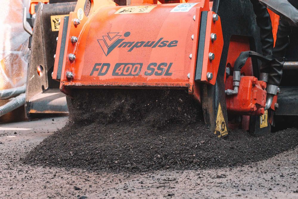 Фреза Impulse FD 400 SSL на JCB SSL 175 / JCB 175