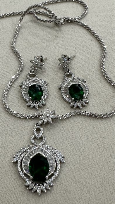 Серебряный комплект ( Италия )