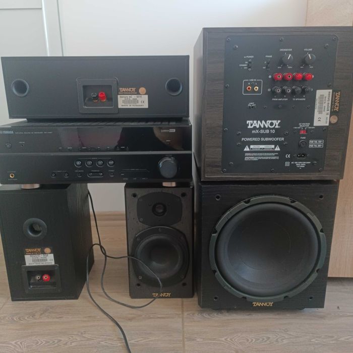 Продавам домашна система на Tannoy & Yamaha reciver