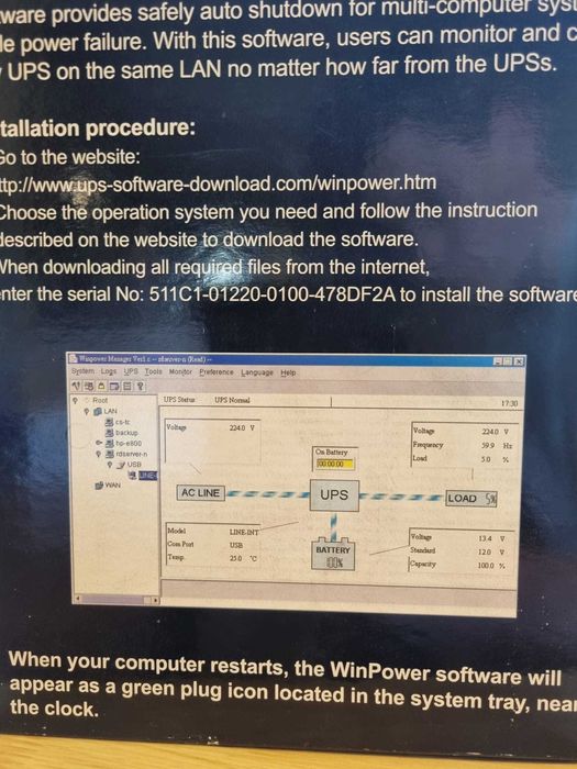 Ups Smart Centra 600VA/360W