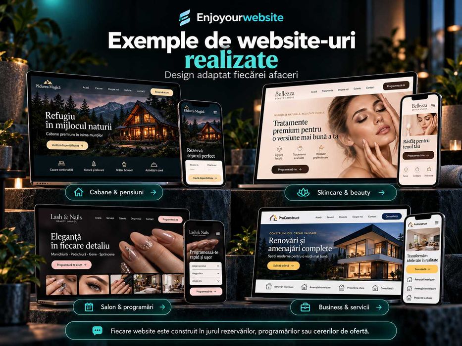Creare Site Web Profesional pentru Afaceri | de la 149 lei/lună