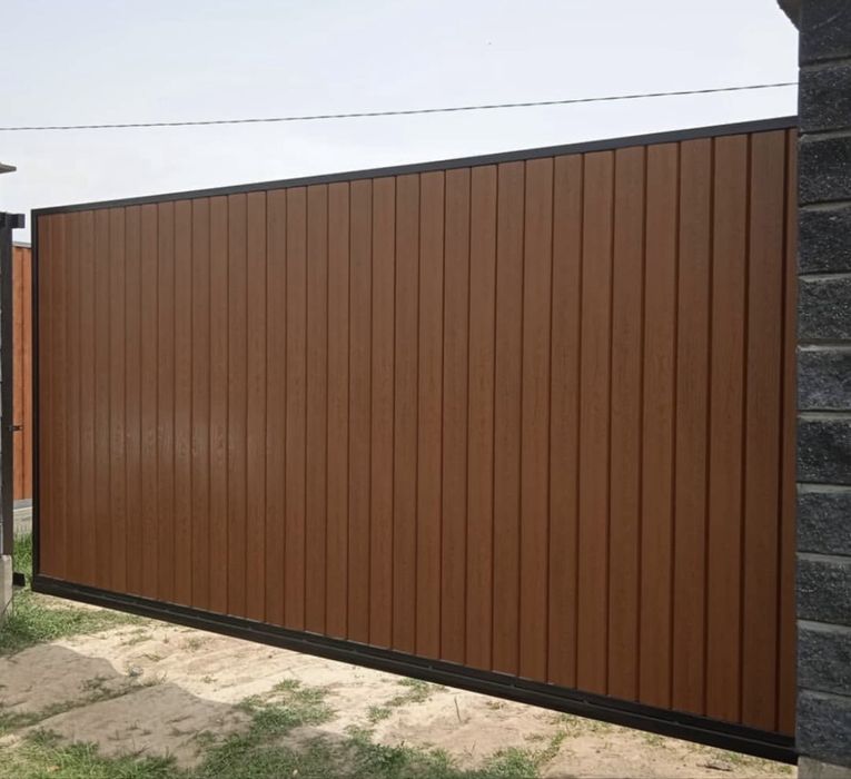 Откатные ворота под ключь