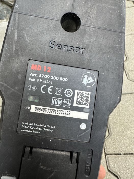 Detector metale wurth  MD12 digital