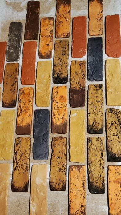 Гипсовая плитка под ровный кирпич