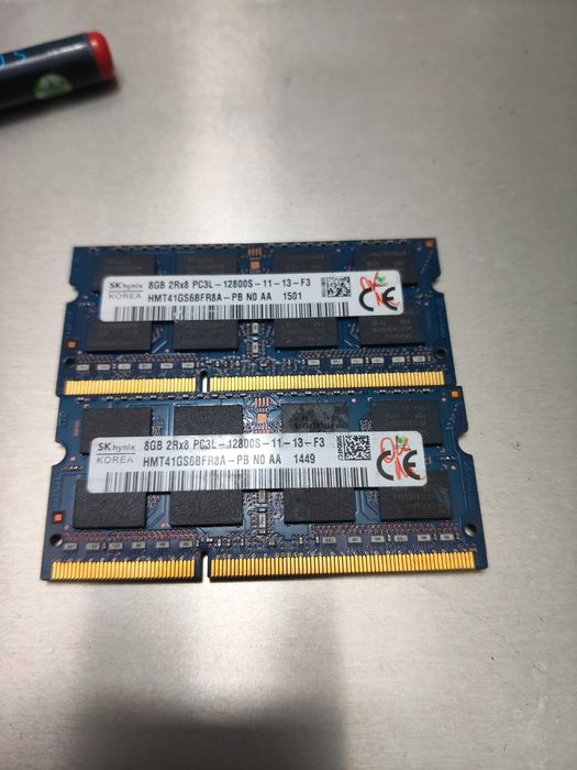 Rami 2x8Gb DDR3L laptop SK Hynix