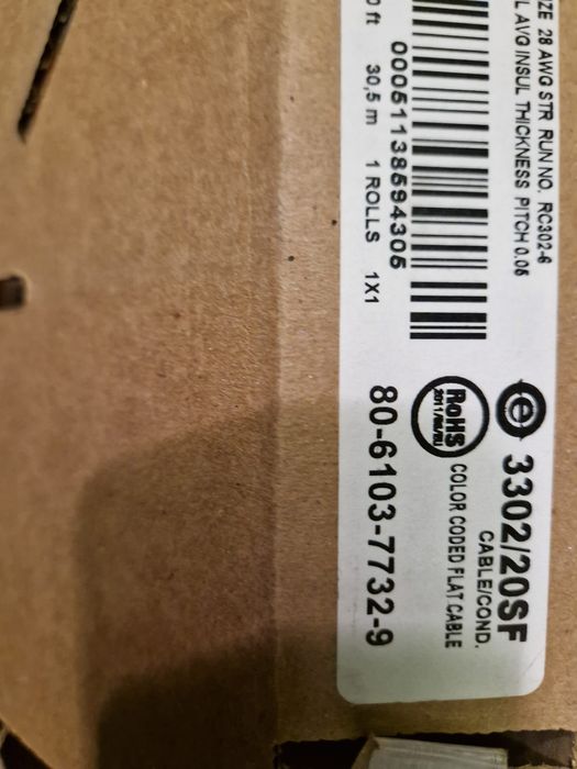 Rola cablu 30.5m 28AWG fir multi cupru stanat