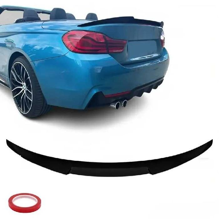 Eleron Lip Codita Portbagaj BMW Seria 4 F33 F83 Model M4, Negru Lucios