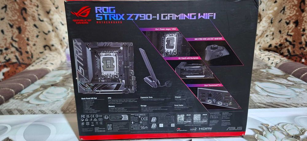 Материнская плата Rog Strix Z790-I Gaming WI-FI (б/у)