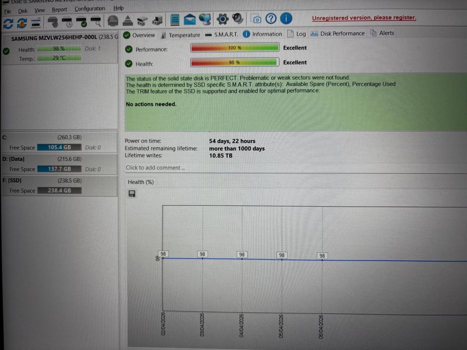 SSD NVMe Lenovo 256GB M.2 2280 PCIe Gen3 x4 – FRU 00UP470