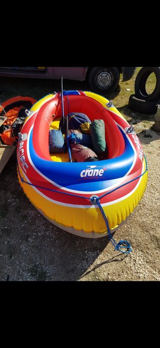 Надуваема лодка с гребла