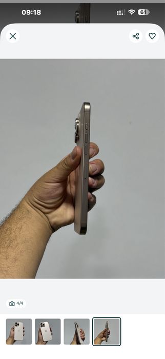 Iphone 16 promax emkost 100% ideal telefon aybi yoq