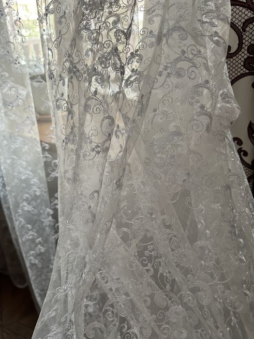 Шторы и тюль на 2 окна