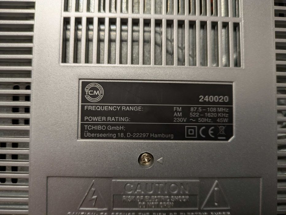 Sistem audio Tchibo (TCM) 240020
