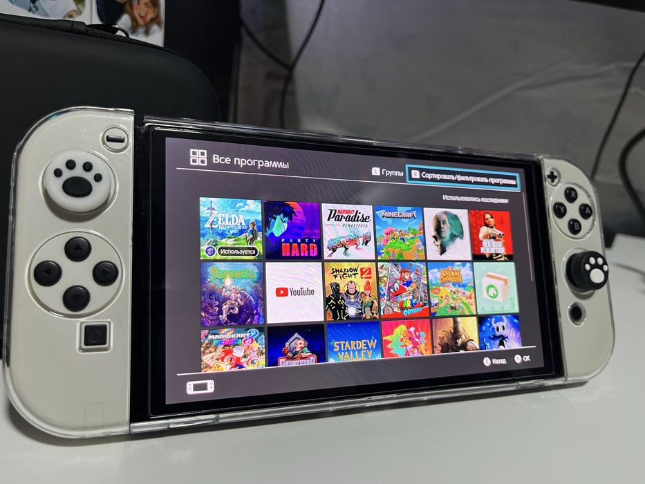 Nintendo switch oled прошитый,взломанный,чипованный