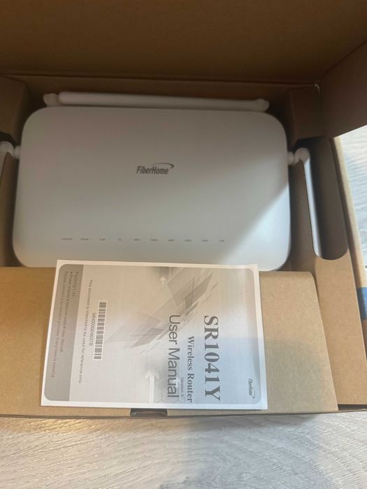 Router Wi-Fi 6 FiberHome SR1041Y Gigabit AX1800 - NOU în cutie
