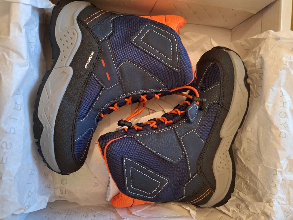 Ghete Geox impermeabile 28 Sentiero navy/orange