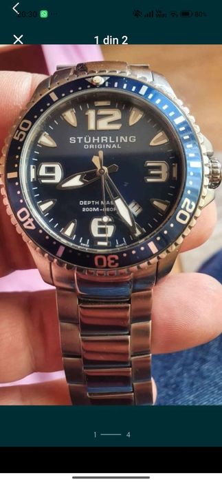 Cînd ceas Diver 200m WR