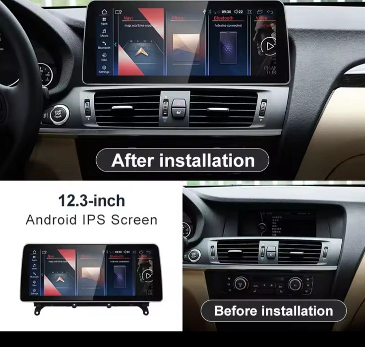 Android навигация NBT bmw F25, F26 8Gb 128Gb 8core, 12.3инча