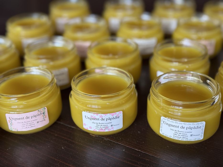 Unguent de rostopască, păpădie si pătlagină (100ml)