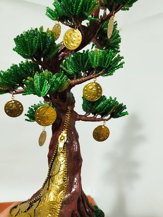 Денежное дерево ручной работы