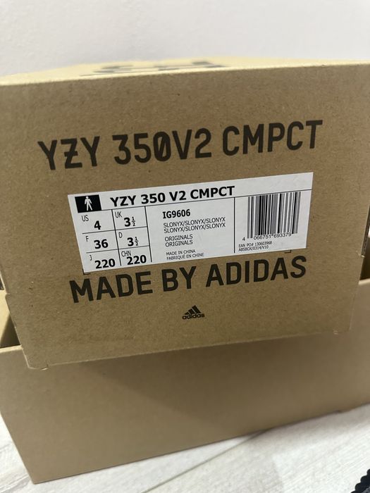 Adidas Yeezy Boost 350 V2 CMPCT Slate Onyx - 36