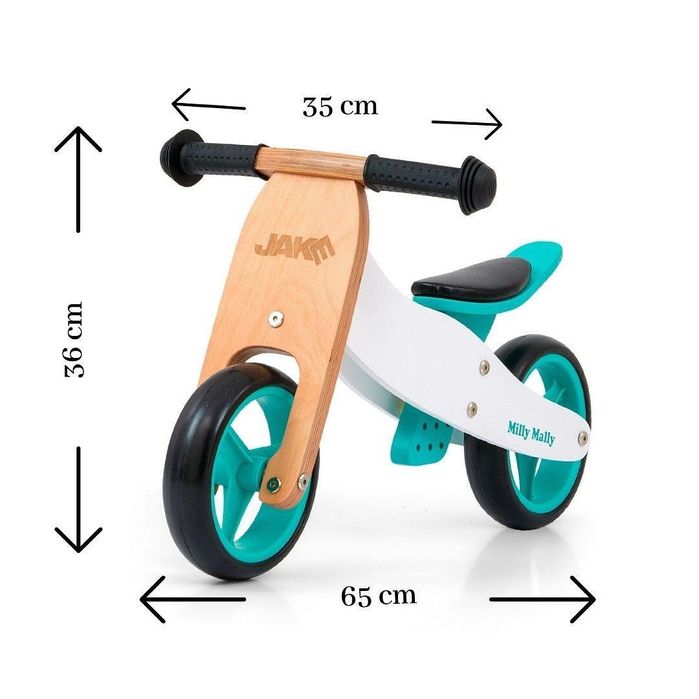 Milly Mally Колело за баланс 2в1 Jake Мента