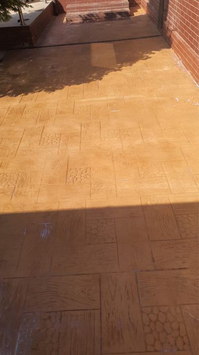 Beton amprentat.