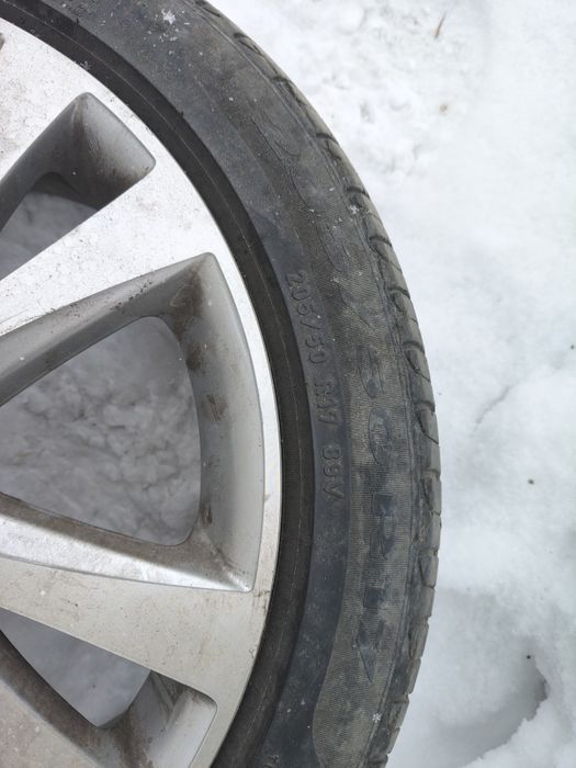 Продам диски с летней резиной на Митсубиси