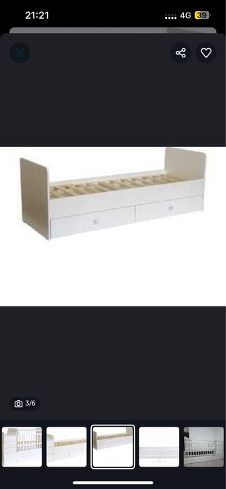 Детская кровать, трансформер.