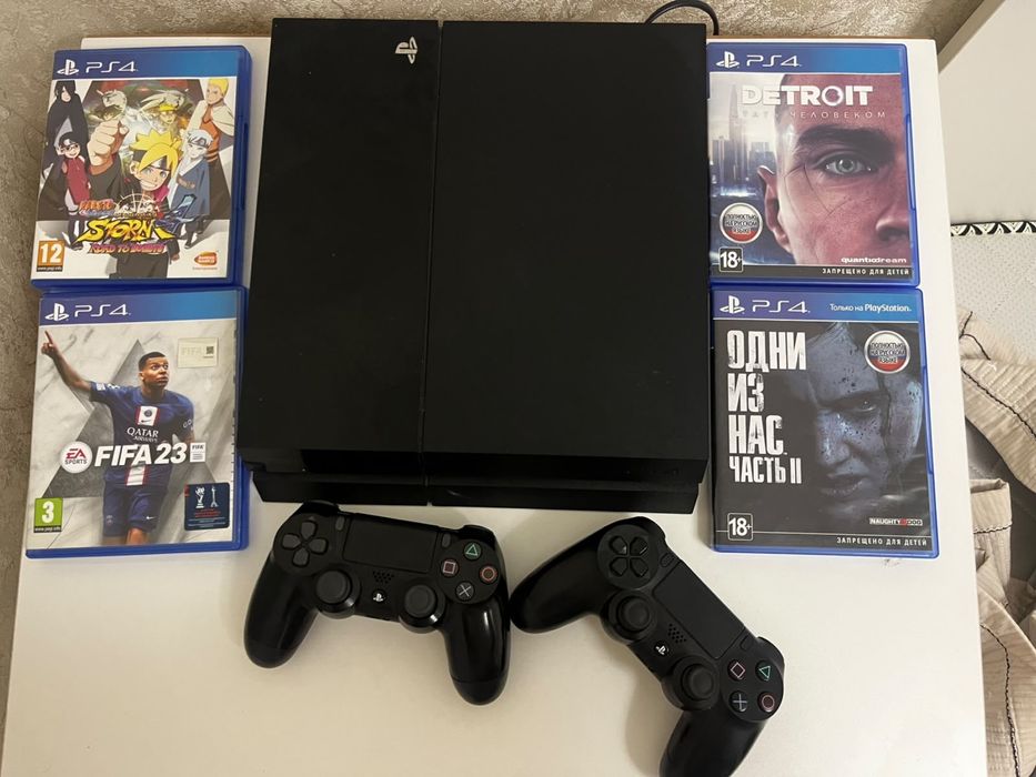 Playstation 4 2 джойстика и игры