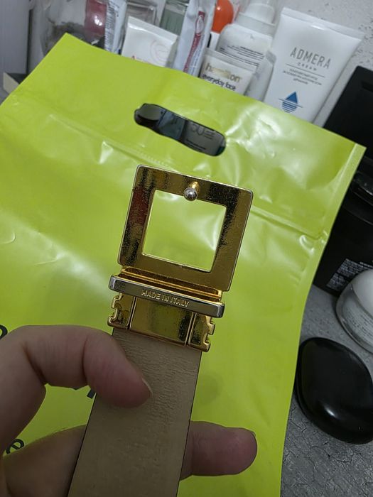 Кожанный итальянский ремень