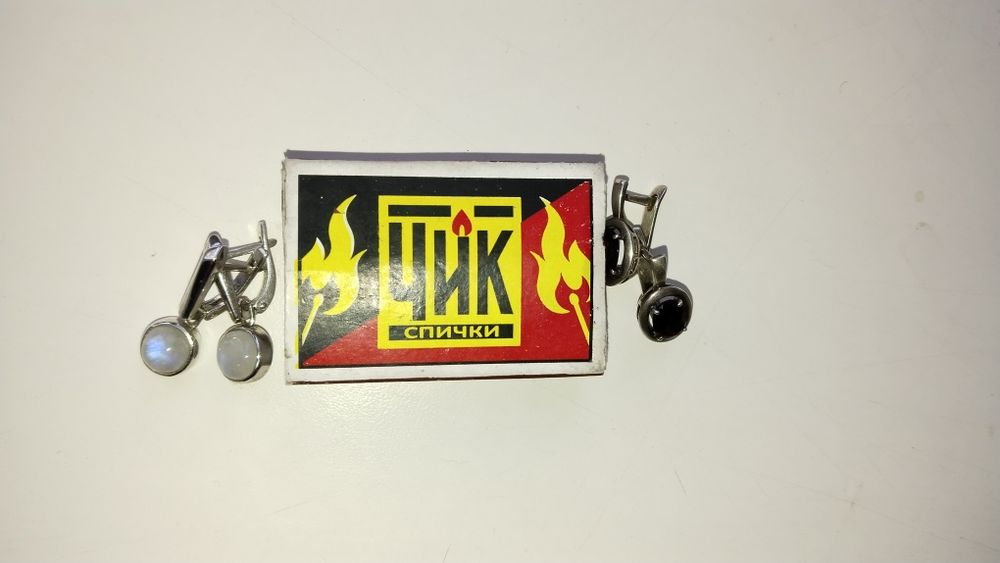 Серьги серебряные