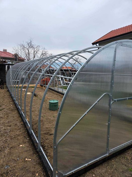 Оранжерия с поликарбонат 3х4 / 3х6 / 3х8 / 3х10 – Профил 40х20