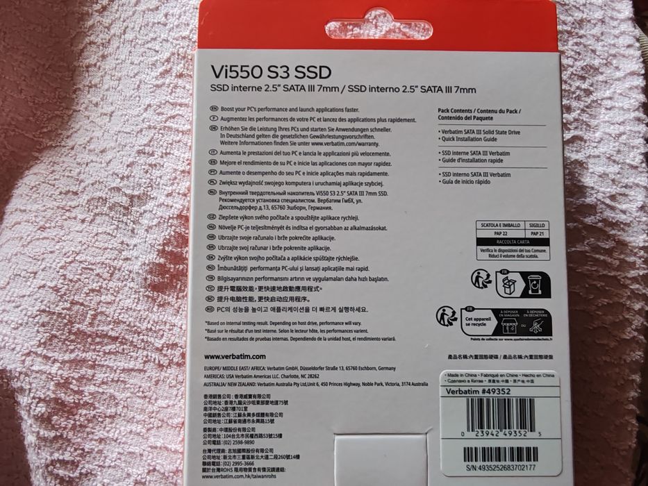 SSD  Verbatim Vi550, 512GB, 2.5", SATA III
