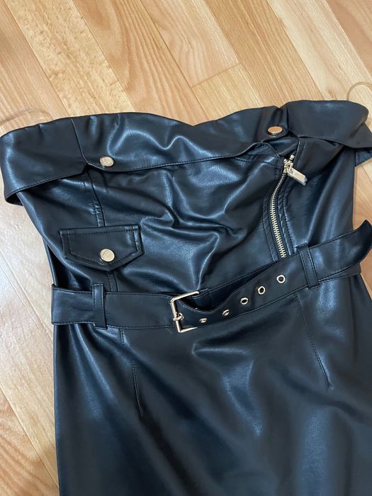 Кожена нова рокля на djofra